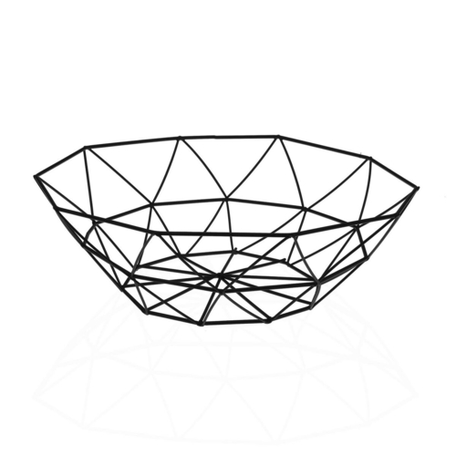 Fruit Bowl Versa Arco Steel (27 x 8 x 27 cm)