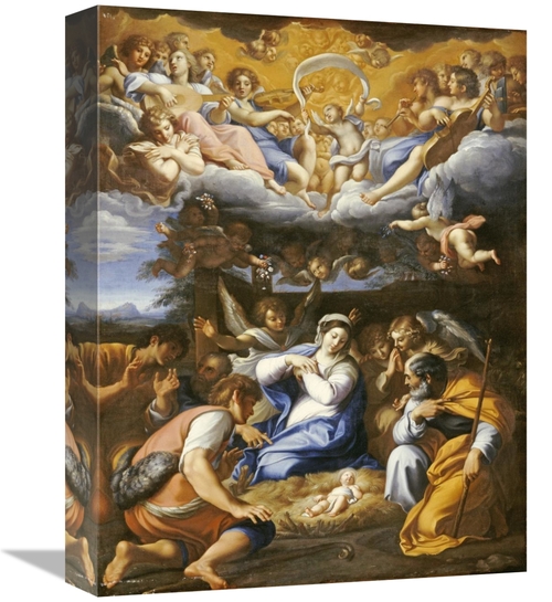 Global Gallery GCS-266347-16-142 16 in. The Adoration of the Shepherds