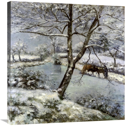 Global Gallery GCS-279420-30-142 30 in. LHiver a Mouton Cault Art Prin