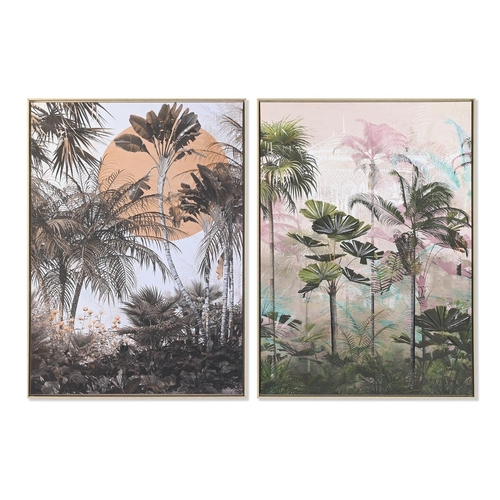 Painting DKD Home Decor 103 x 4,5 x 143 cm 104 x 4,5 x 143,5 cm Palms
