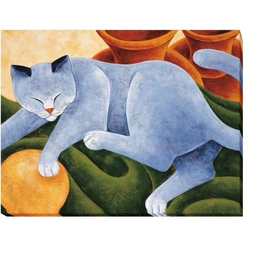 Artistic Home Gallery 1216J277CG Cats & Pots by Kate Holmes Custom Gal