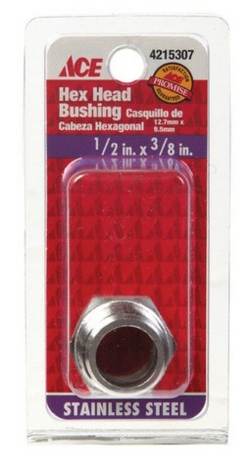 Smith-Cooper S3014HB004003CS 0.5 x 0.37 in. Hex Bushing