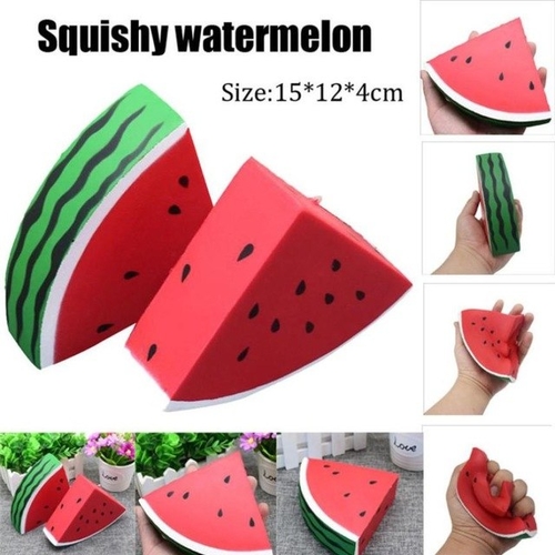 1 pcs Squishy Watermelon Slow Rising Cream Scented