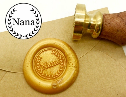 Initials Wax Seal Stamp Personalized Monogram Custom