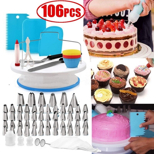 106pcs DIY Multi function Cake Decorating Kit Cake