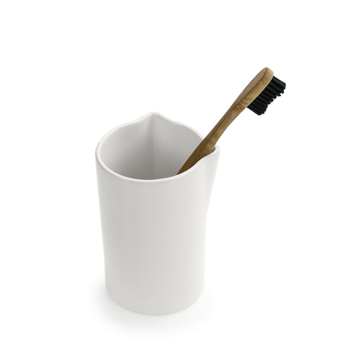 Ceramic toothbrush holder