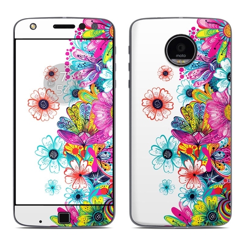 DecalGirl MZPD-INTENSEFLOWERS Moto Z Play Droid Skin - Intense Flowers