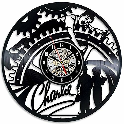 CHARLIE AND CHOCOLATE FACTORY DESIGN HANDMADE VINYL RECORD