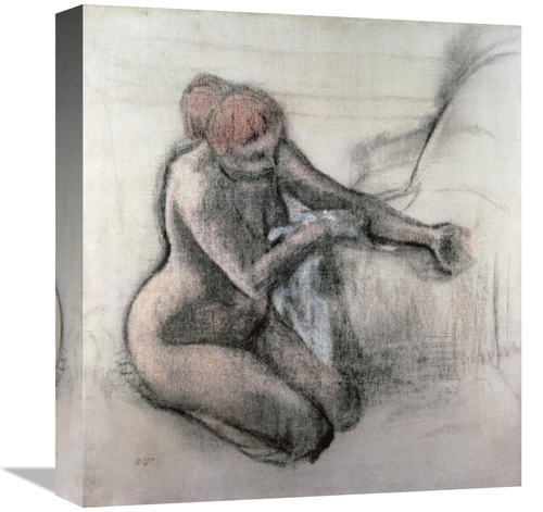 Global Gallery GCS-277331-16-142 16 in. Nude Woman Drying Herself Afte