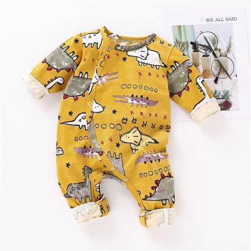 Cute Newborn Cotton Clothes Baby Boy Girl Dinosaur