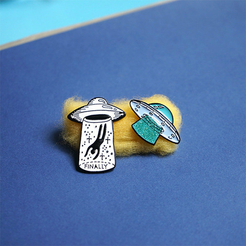 UFO Enamel Pins VEASOON 