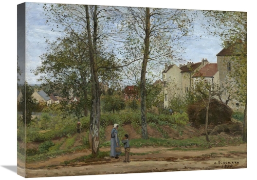 Global Gallery GCS-459645-1824-142 18 x 24 in. Houses at Bougival - Au