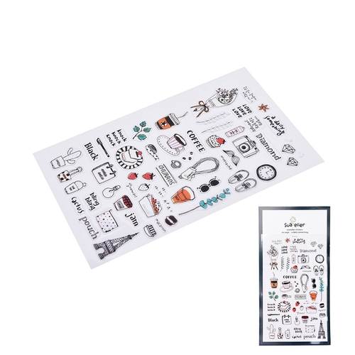 1Pc paper sticker for album scrapbooking kawaii