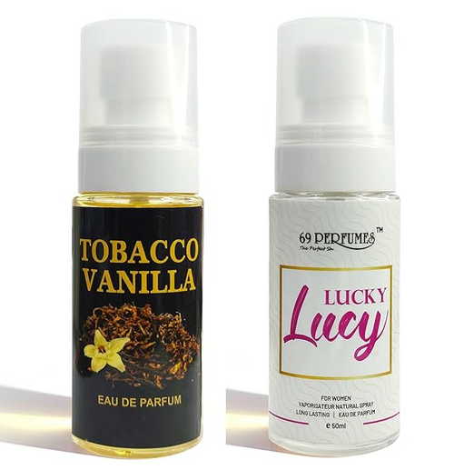 Tobacco Vanilla and Lucky Lucy Eau De Perfum For Men 100ml pack of 2