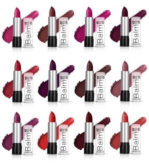 Matte Amplified Crème Balm Lipstick, Pack of 12(J113-B)