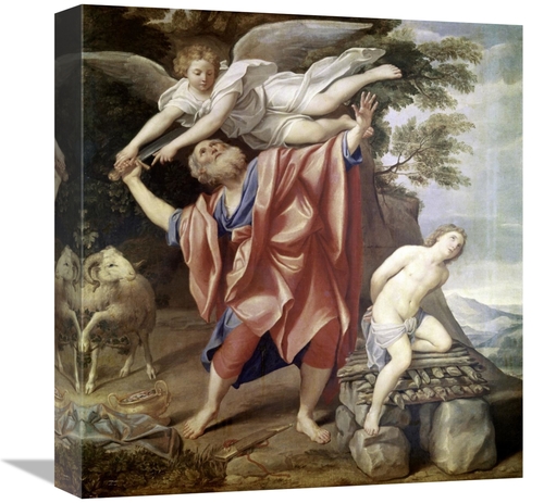 Global Gallery GCS-277411-16-142 16 in. Abraham Sacrificing Isaac Art 