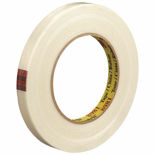 Scotch T913898112PK 0.50 in. x 60 yards 8981 Strapping Tape, Clear