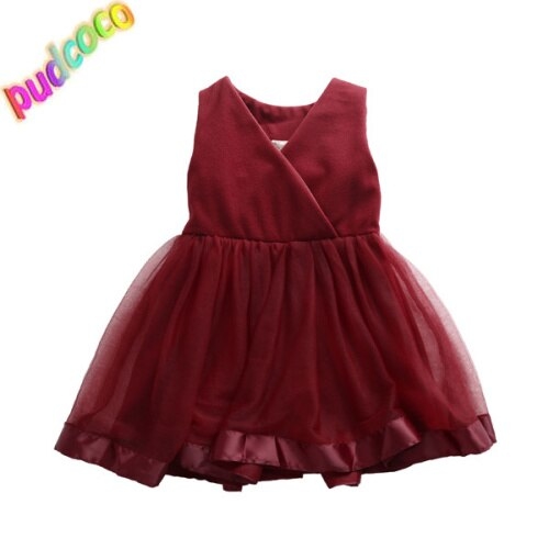 Princess Baby Girls Party Lace Tulle Gown