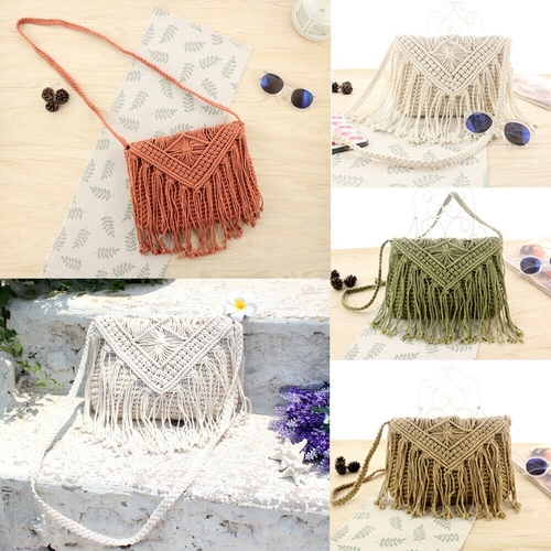 2019 New Fashion Women Girls Bags Hand Woven