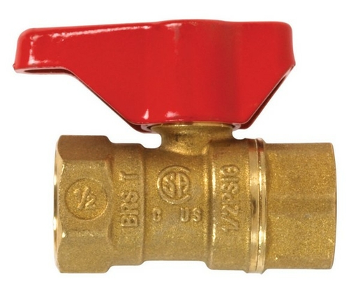 B & K 110-123HC 0.5 in. Lever Handle Gas Valve