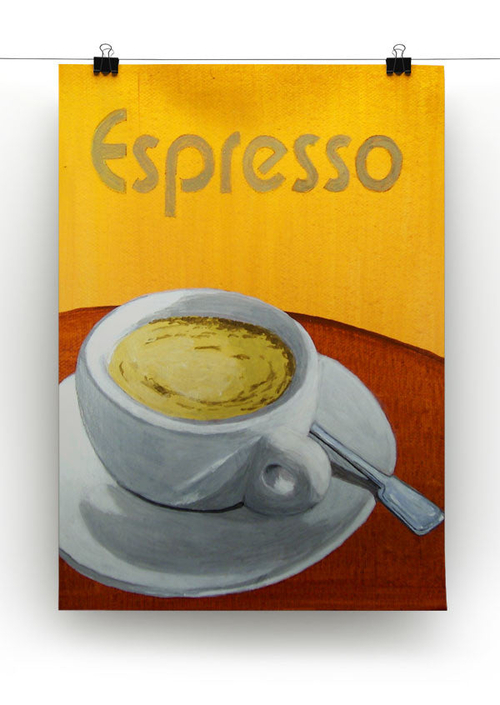 Espresso Coffee Cup Canvas Print or Poster