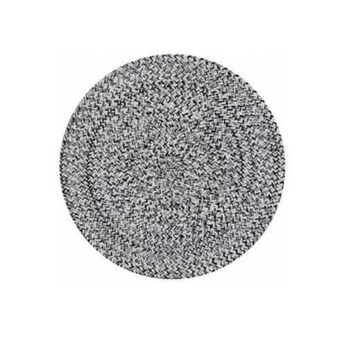 Dotti Merino Round Black And White 100 Cm