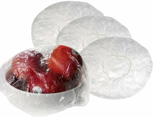 1000 Pack Disposable Bowl Cover 30 Inch Size Clear Plastic Bowl Covers