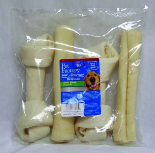 Pet Factory Usa Medium Dog Chew Assortment 6-8 Inch-4 Pack 78103-78003