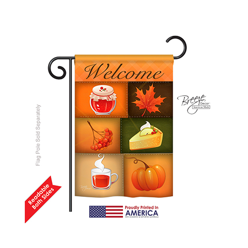 Breeze Decor 63050 Harvest & Autumn Scents of Harvest 2-Sided Impressi