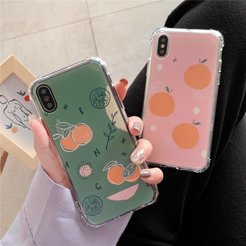 Simple Orange Doodle Phone Case
