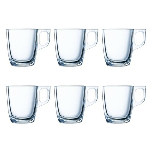 Piece Coffee Cup Set Luminarc Nuevo (6 pcs) Transparent Glass 90 ml 6