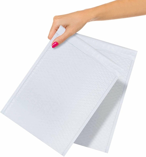 100 Pack Poly Bubble Mailers 7.25 x 12 Airjackets Padded Envelopes 7