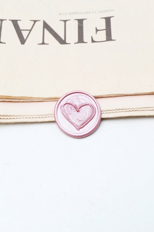 Handwriting heart Wax Seal Stamp /heart Wax seal Stamp kit