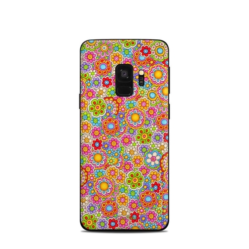 DecalGirl SGS9-BRDITZ Samsung Galaxy S9 Skin - Bright Ditzy