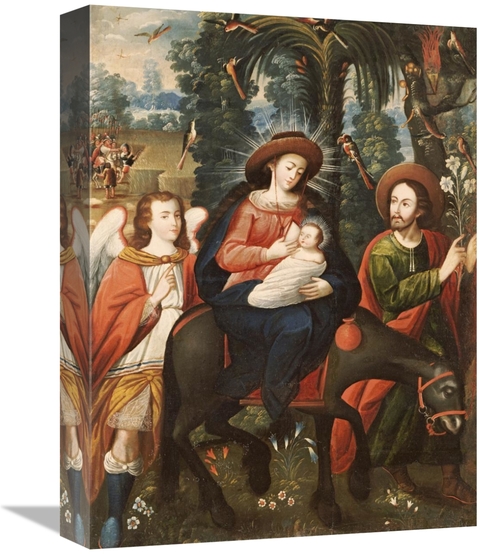 Global Gallery GCS-268616-16-142 16 in. The Flight into Egypt Art Prin