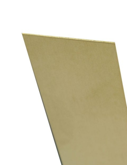 K & S 16404 Brass Sheet  0.016 x 6 x12 in.