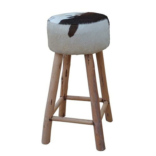 Cowhide Bar Stool