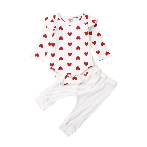 Newborn Baby Girls Cute Clothes Sets 0 18M Love