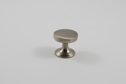 Mushroom Cabinet Knob, Satin Nickel