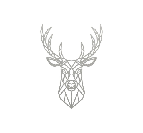 Central Coast Designs GEODEER-24SS 24 x 21 in. Geometric Deer Design L