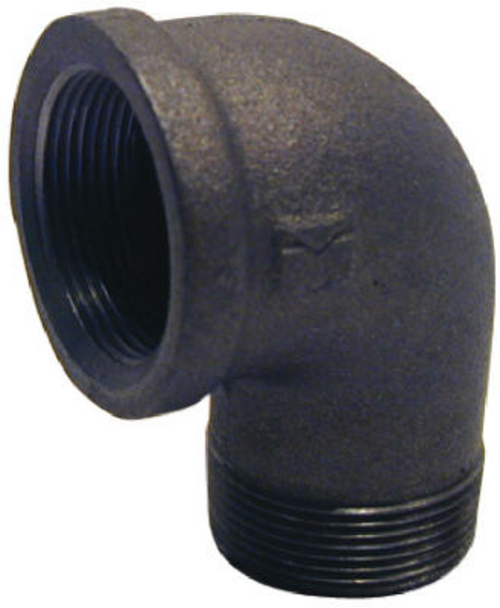 Pannext Fittings B-S9007 0.75 in. Black Street Elbow- 90 Degree