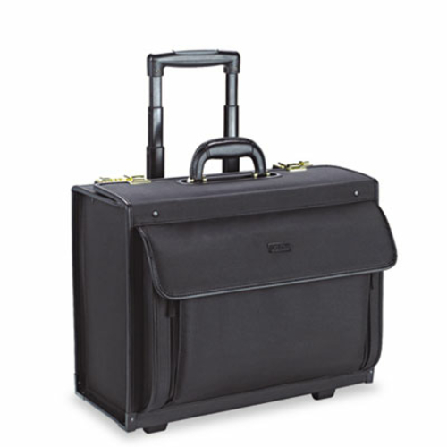 U.S. Luggage PV784 Rolling Catalog Case  Polyvinyl  18-3/4 x 10-1/2 x 