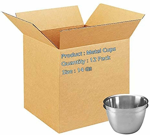 Dukal Case of 12 Stainless Steel Iodine Cups 14 Oz. Metal Cups.