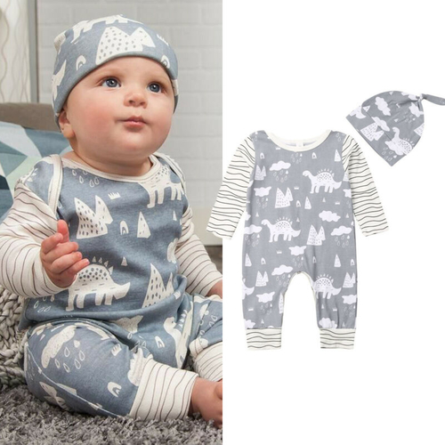 Pudcoco Autumn Newborn kids Baby Boy Girl Long