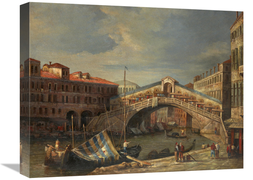 Global Gallery GCS-131233-1620-142 16 x 20 in. Venice Bridge Art Print