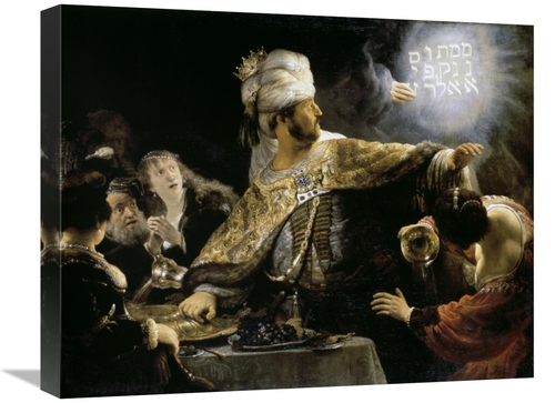 Global Gallery GCS-279576-22-142 22 in. Belshazzars Feast Art Print - 