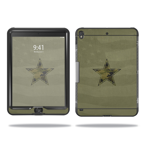 MightySkins LIFIPADPR10-Army Star LifeProof NUUD Skin for Apple iPad P