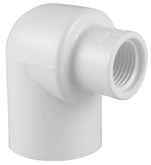 Charlotte Pipe & Foundry PVC023012400 Pipe Reducing Elbow  0.5x 0.