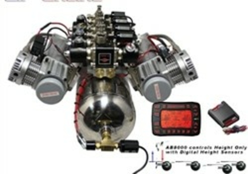 AirBagIt AIR-AIRENGINE-04 Plug & Play V-8 AIR-ENGINE 21 In. x 20 In. x