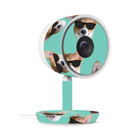 MightySkins NECAIQ-Cool Corgi Skin for Nest Cam IQ Indoor Security Cam